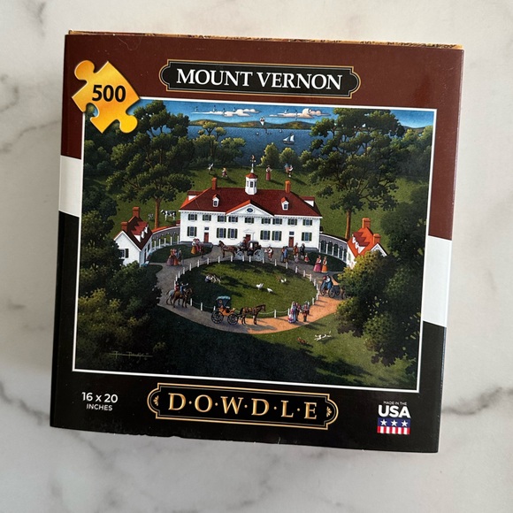 Dowdle Mount Vernon 500 Piece Jigsaw puzzle - Picture 1 of 4